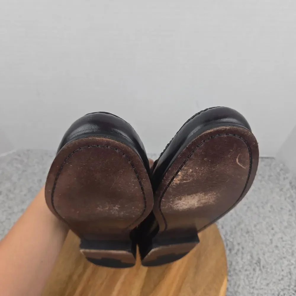 Cole Haan Mens 10D Pinch Dark Brown Leather Casual Lifestyle Daily Penny Loafer